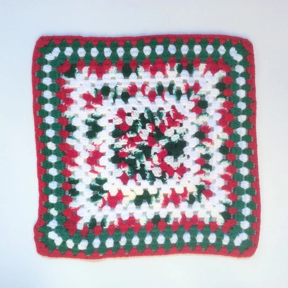 Handmade Crocheted Christmas Kitchen Set 5 Piece - Picture 2 of 4